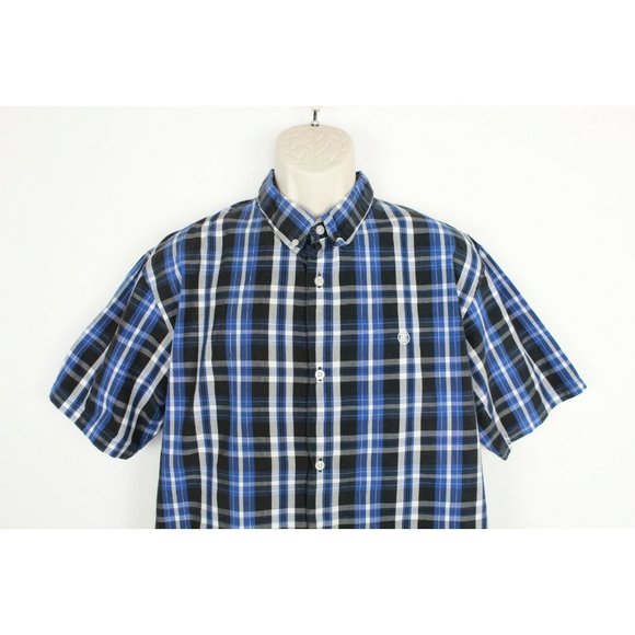 Stussy Short sleeve Button Up Shirt Mens XL Plaid - Picture 2 of 6